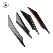 에어댐 호환용 앞범퍼 사이드 카나드 스포일러 자동차 도어 충돌 방지 가드 벨트 스플리터 핀 유니버설 블, 01 A