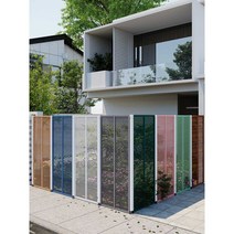 합성목재휀스 농막 정원 울타리 펜스, 높이 180x 너비 90cm  화이트