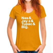 NAS 구축 nas최고의 래퍼 티셔츠 TUPAC 빅 나스 JAY Z 힙합 이름 랩 EPMD 공개 부족, 11 WoMen Ginger_02 XS