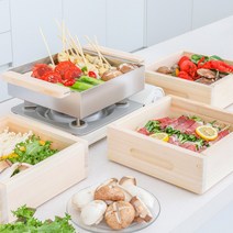 로긴 편백나무 찜기 2단 풀세트