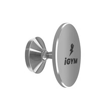 iGYM 아이짐 맥세이프 양면 자석 그립톡, 매트블랙, 1개