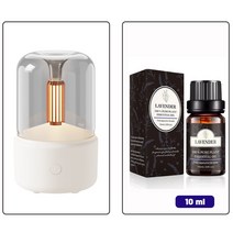 고성능 미국B 초음파 가습기 아로마 디퓨저 휴대용 가정용 오피스 화염 램프, [03] Whiteoil