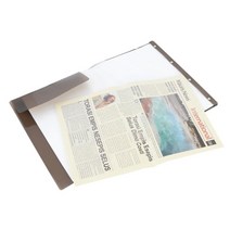 신문 잡지 기사 스크랩정리 보관 A3클리어화일 사무용 용지 학생 도서관 거래명세표, 40매