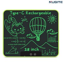 전자 LED 칠판 네온 보드 인치 충전식 태블릿 쓰기 지울 수 전자 드로잉 보드 도들 교육 학습 완구 선물
