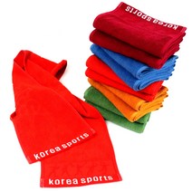 리빙유진 빠른흡수 면100% 스포츠타올 헬스 등산수건 세트, 혼합(랜덤), 스포츠 타올 5장