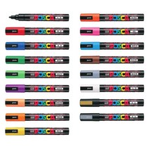 유니 포스카 PC-5M POSCA 수성 마카 POP, PC-5M 브라이트옐로우