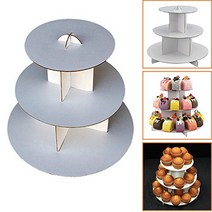 3-Tier White Round (12