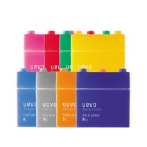 데미 우에보 디자인 큐브왁스 8종 80g, 핑크-소프트글로스