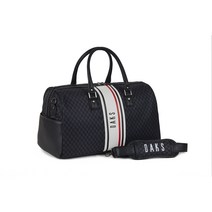 닥스골프 남성 경량 골프 보스턴백 DKBB-028M, 사각패턴 블랙 보스턴