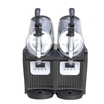 슬러시기계더블 캔 스노우 멜팅 머신 2.5L 상업용 300 냉동 음료, 01 Black_02 220V_01 더블 항아리