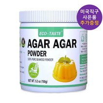에코 테이스트 젤로 한천가루 푸딩 젤리 분말 Agar Powder 150g 사은품 추가증정, 1개