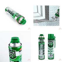HY 월드폼 폴리우레탄폼 충진, A형 1회용타입 750ml