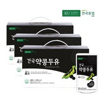 건국 약콩두유 60팩 / 국산 검은콩(흑태)과 국산 약콩, 3800ml