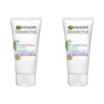 가르니에 Garnier 퓨어 액티브 센서티브 안티 블래미시 수딩 모이스쳐라이져 50ml x2