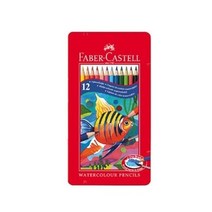 파버카스텔 수채 틴케이스 색연필, 12색, 1개