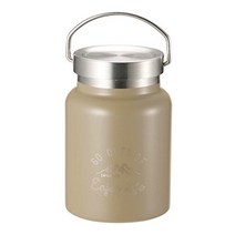 캡틴스태그 더블 스테인리스 진공단열 보온보냉보틀 400ml, 400mlml, 카키