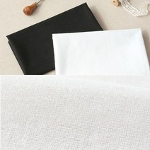 소잉데일리]접착 심지 원단 10종 모음 실크 아사 부직포 코트 소잉 의류, 02. 아사심지, 01)화이트 01731