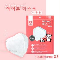 에어본마스크 아동용 30매, 1개