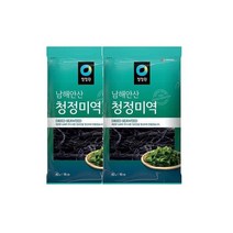 청정원 엄마손맛 맞벌이 우리가족 남해안산 청정 미역 40g(16인분) x2개 국민국 아기국 산모 자취 집밥 간편식 오이냉국 무침 생일 산모 출산 미소장국, 5세트