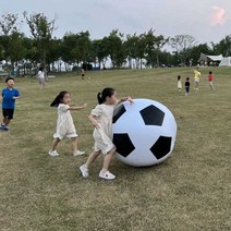 초대형 축구공 에어 볼 공기 전동펌프 포함 축제 장식, 두꺼움 (45실크) 150cm 공