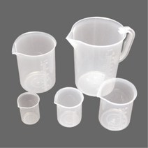 과학실 실험실 연구실용 PVC 비이커 실험수업 실험교구 과학수업 과학교구 실험기자재 연구교구 과학기자재, 1개, 손잡이 250ml