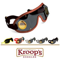 [크룹스] 고공 방풍 고글 (스모크), 블랙