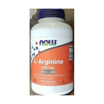 나우푸드 L-아르기닌 500mg 250 식물성 캡슐