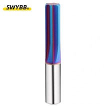 SWYBB 카바이드 기계 리머 직선 플루트 나노 코팅 CNC 홀 드릴링 도구 HRC60 경질 금속 2mm ~, 10 4x60x1004F