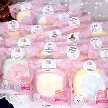 달콤플러스 개별포장 롤 솜사탕 어린이집 답례품 유치원생일선물 축하메세지무료 소풍 체육대회 워크샵 교회 간식 과자세트, 1개, 딸기향