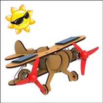 나nanr_DIY 쌍날개 태양광 복엽기 과학상자키트 시간준비물 학습교구 놀이 만들기♥sksnfll, ♥sstarting