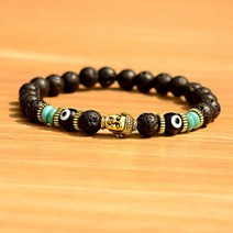 Buddha Head Mens Bracelet/Jewelry Beaded Bracelets And Bangles Charms Natural Stone Tiger Eye Couple, AB224-11