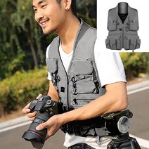 멀티포켓 레저 조끼 그레이 XL 트레일조끼 스포츠조끼 아웃도어조끼 트레일러닝베스트 여성등산조끼 아웃도어베