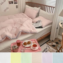 [파르페 바이 알레르망] 보들 마이크로모달 워싱 차렵이불세트 S/SS, 선택:라벤더