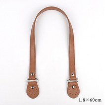 호환 버버리 센린르 숏핸들 가죽 가방 스트랩 교체 핸드백 벨트 액세서리 2 피스, 60cm brown