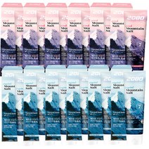 2080 히말라야 마운틴 솔트 치약 150g X12개, 핑크6+크리스탈6