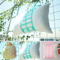 베개 인형 건조대 2개 빨래 배게 인형 건조 망 세탁 쿠션 솜, 선택:베게인형건조대(핑크+블루)