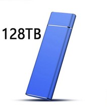 Portable SSD High Speed 2TB 1TB 500GB Type-C External Hard Drive 4TB 16TB USB 3.1 Storage Disks For, [34] Blue 128TB