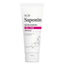 알지쓰리 사포닌 기능성샴푸 지성두피용, 100ml, 3개
