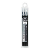 프릭션 노크볼펜용 리필심 0.5mm 3p, 흑색, 3개