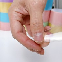 테이프공 만들기 세트 실리콘테이프 4.8cm 6cm, 6cm 핑크