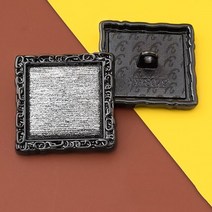 커프스링크 남성용 정장 넥타이 선물용 럭셔리 메탈 스퀘어 코트 버튼 캐시미어 트렌치 정장 커프 여성 의