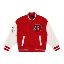 야구 잠바 웨스턴 베이스볼 점퍼 편지 자수 재킷 여성 스티칭 유니폼 서해안 빅사이즈