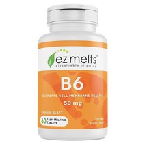 EZ Melts Vitamin B6 이지멜츠 비타민 B6 60정
