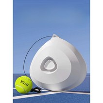 고탄성 로프 테니스 볼 벨트 트레이너 연습용, 테니스 공 3개 (탄성 로프 포함)