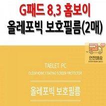 G패드_LG_2매_8.3_올레포빅_보호필름_홈보이 CF2B, 상세페이지 참조