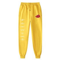 편한바지 아카츠키 클라우드 심볼 프린트 남성용 조깅 바지 캐주얼 팬츠 스웨트팬츠 피트니스 운동 러닝 스포츠 의류