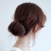 리본크림 10초완성 똥머리메어커 인모스틱 올림머리메이커 똥머리밴드 2color