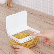 일본 마나 원터치 밀폐용기 와이드 소 / K762, 클리어[K762CL]