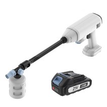 충전 고압 세차기 2.0mAh 무선 휴대용 21V 셀프 세차 광택 자동차 공사장