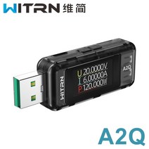 검전기 멀티미터 디지털 후크메타 누설전류계 전압측정기 A2q 8a witrn usb, a2q 블랙
